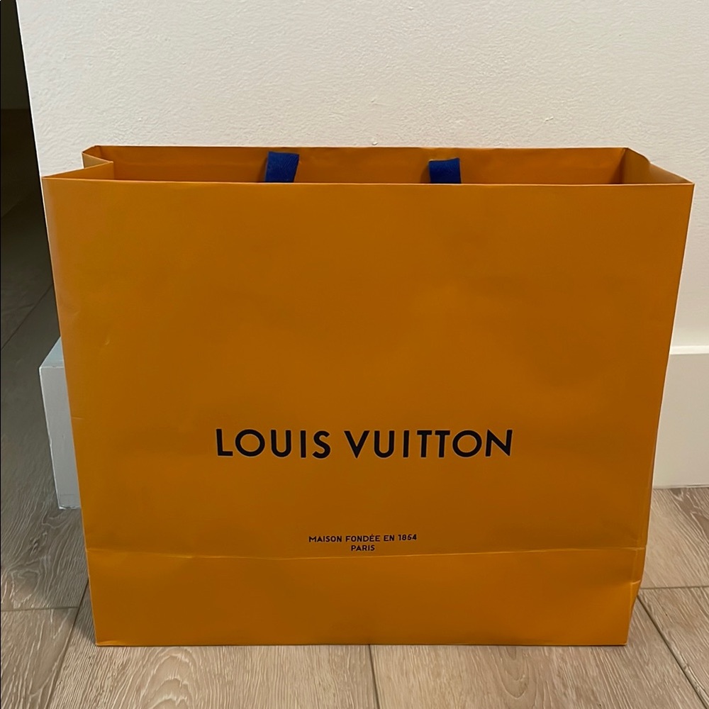 Louis Vuitton Orange Shopping Bag